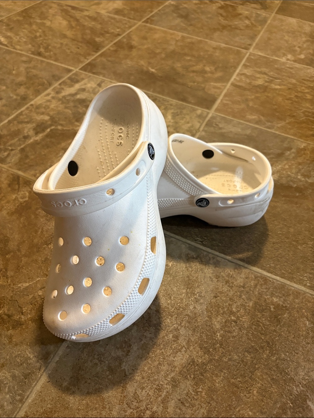 CROCS Kids Classic Clog in White